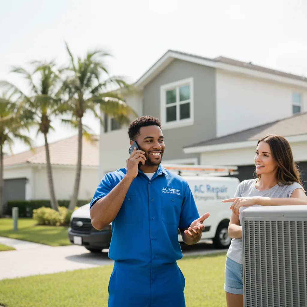 AC Repair Pompano Beach customer support in North St. Paul